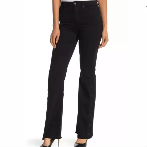 RACHEL Rachel Roy Denim - 🔥RACHEL RACHEL ROY🔥Black Embellished Wide-Leg Jeans Size 30 NWT